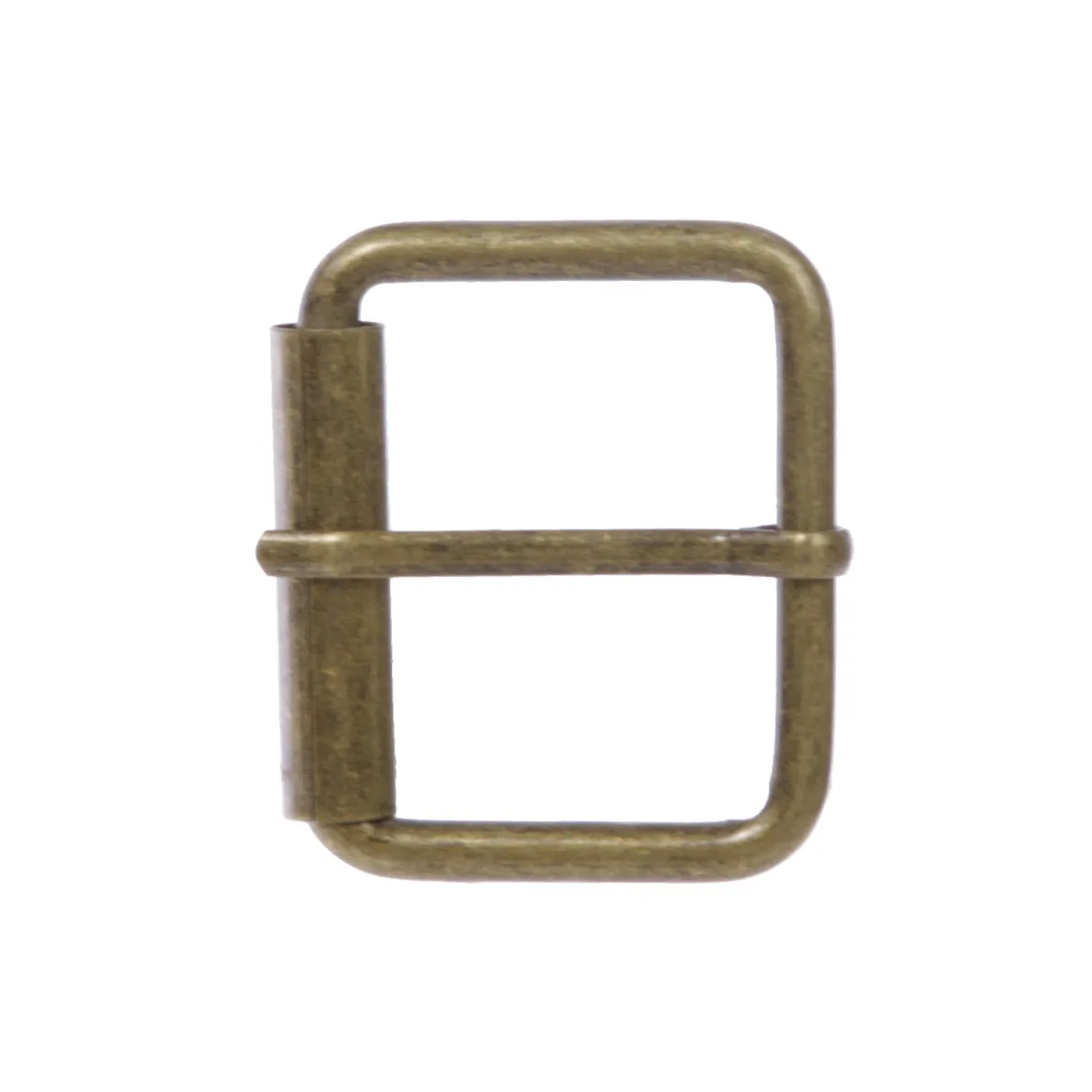 1 1/2" Nickel Plated Single Prong Simple Roller Buckle