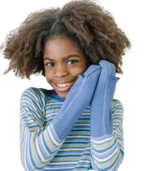 100% Organic Cotton Eczema Mittens for Kids - Opening Mitten