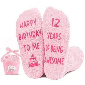 12 Yr Old Gift Ideas, Gift Ideas for 12 Year Old Preteen Girl, 12th Birthday Presents Socks for 12 Year Old Tween Girls