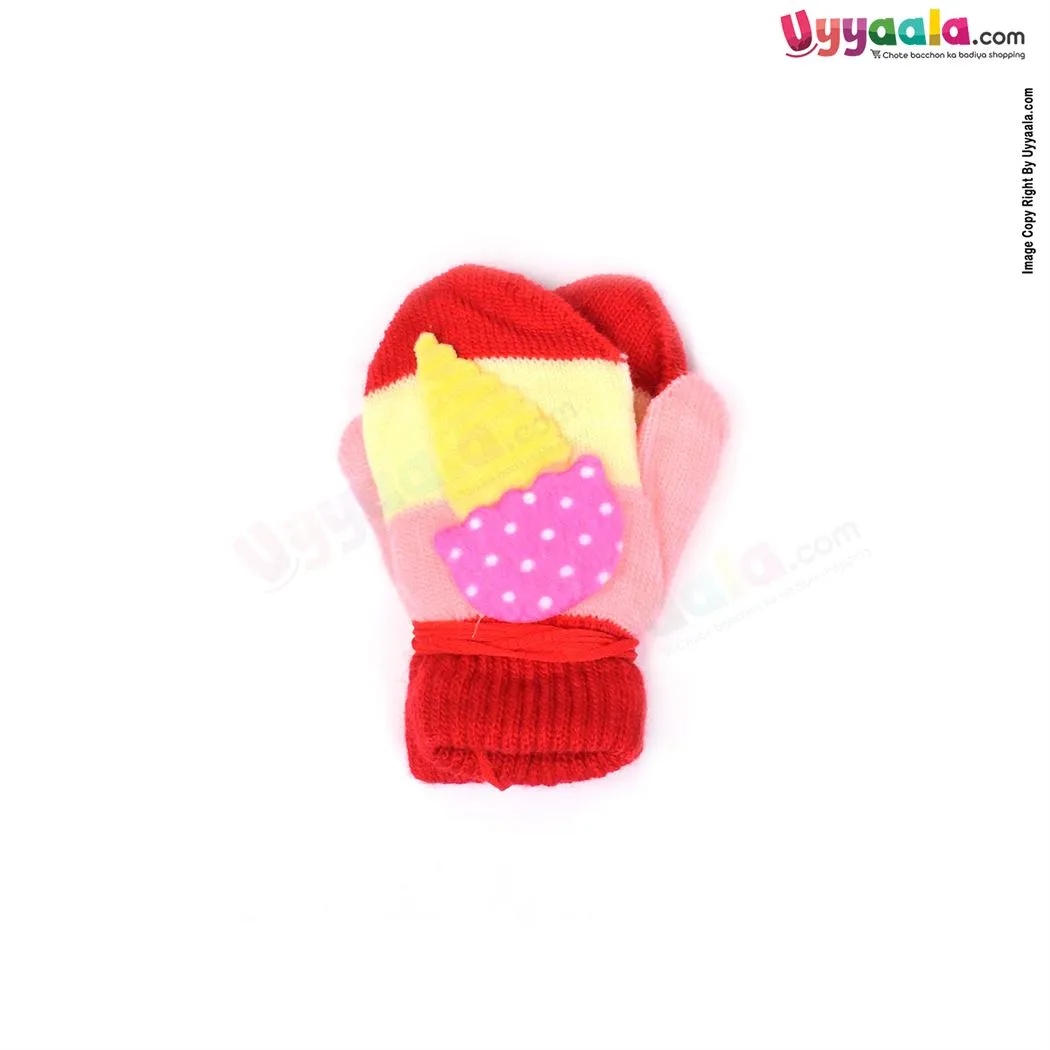 Baby Hand Gloves Ice Cream Character