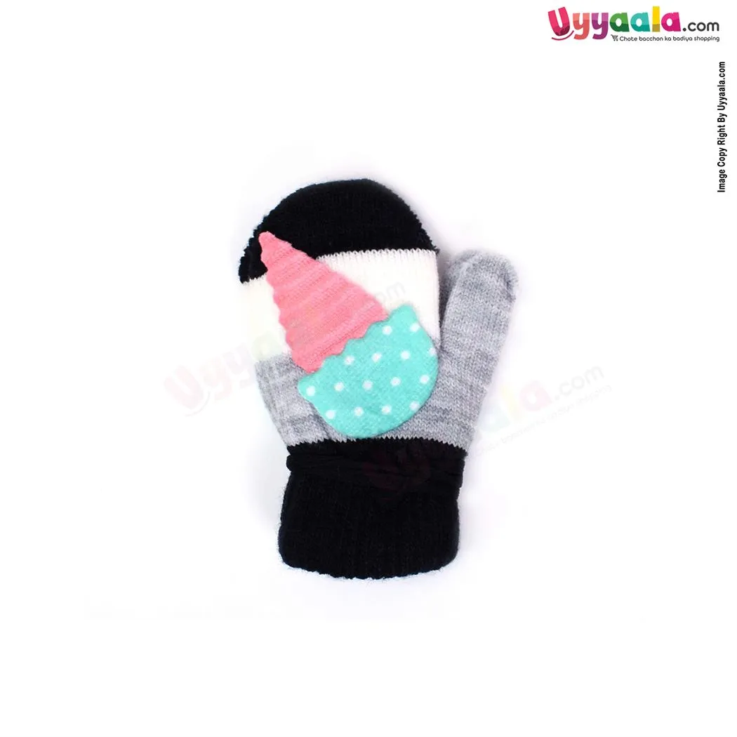 Baby Hand Gloves Ice Cream Character