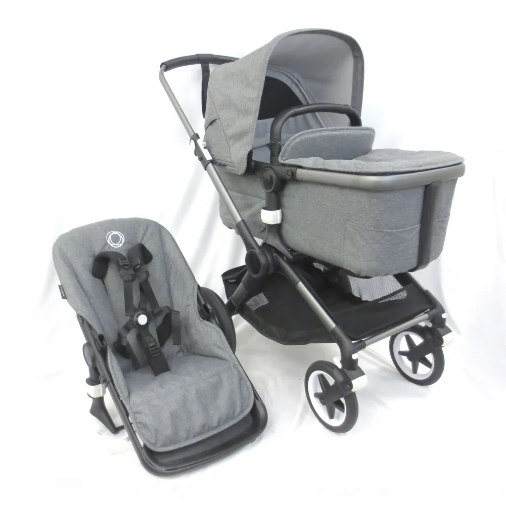 Bugaboo Fox 3 Complete Stroller - Grey Melange with Graphite Chassis (81774) (Floor Model)