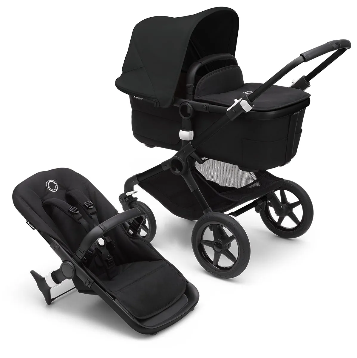 Bugaboo Fox3 Complete Stroller (One Box) - Black / Midnight Black / Midnight Black