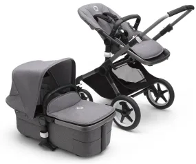 Bugaboo Fox3 Complete Stroller (One Box) - Graphite / Grey Melange / Grey Melange