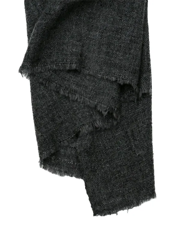 Cashmere Scarf: Graphite