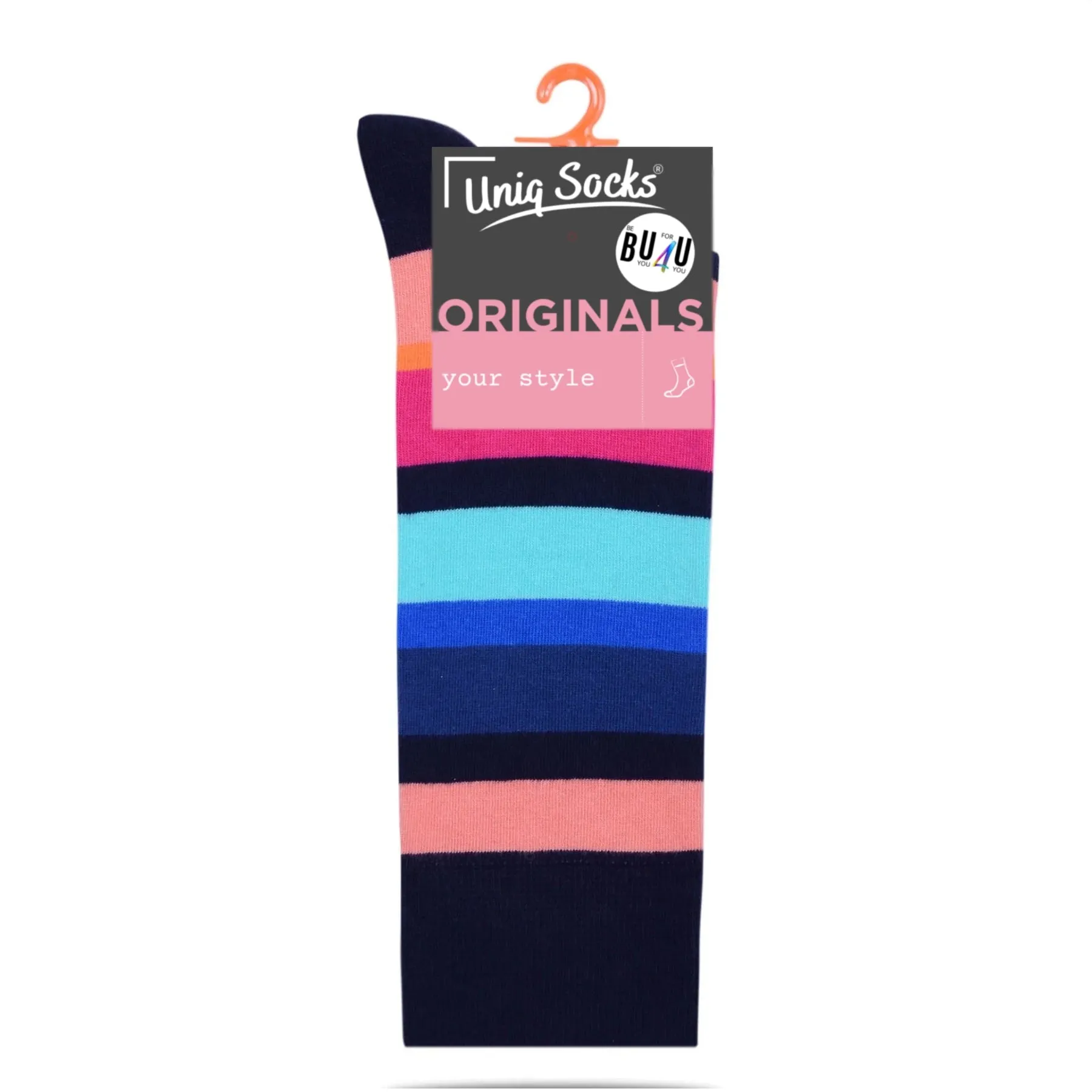 Cotton, Colourful, Stripe Themed Socks