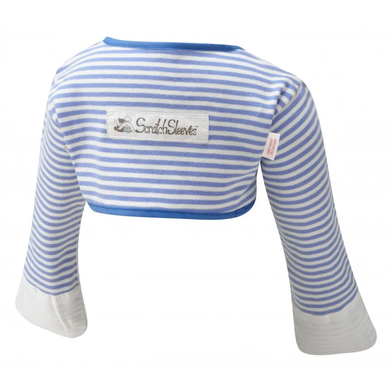 Cotton ScratchSleeves with Scratch Mittens (STRIPES)