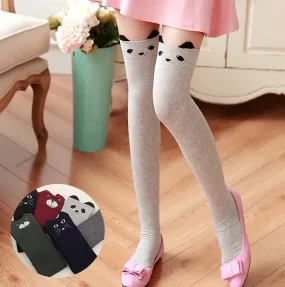 Cute animal Ear Knee-High Socks