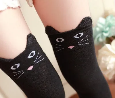 Cute animal Ear Knee-High Socks