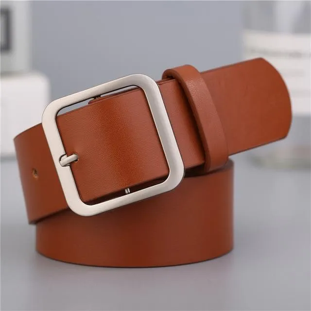 Diana Square Pin Buckle Belt