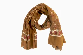 Earthy Print Bandana Scarf