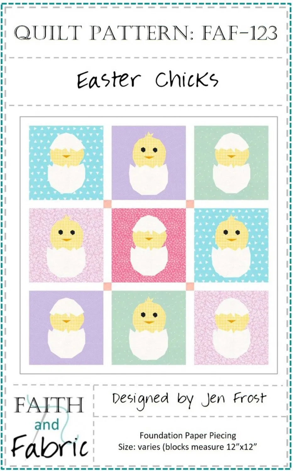 Easter Chicks Quilt Pattern