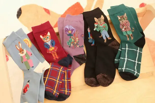 Fairy Tale Animal Prints Socks