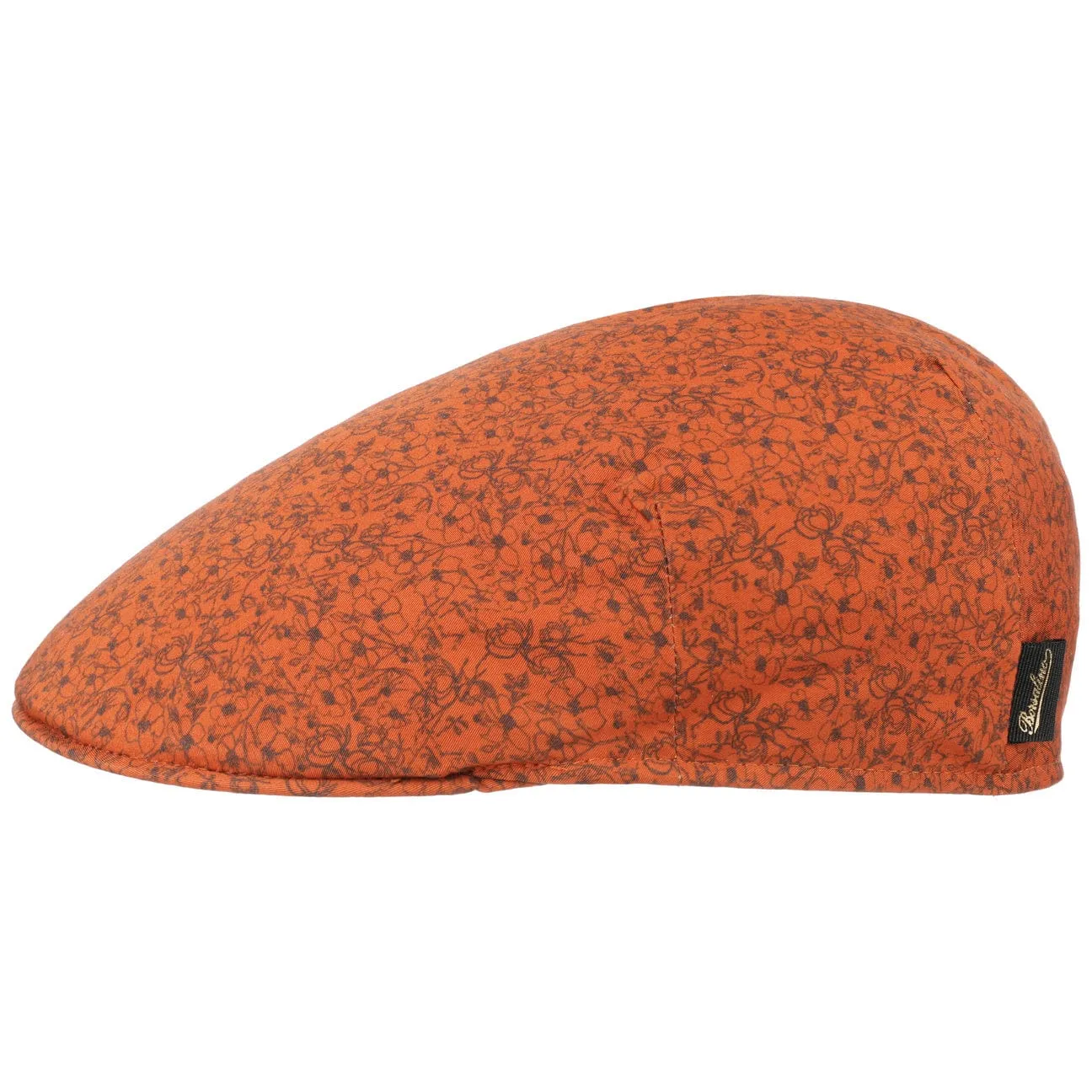 Flower Cotton Flat Cap by Borsalino