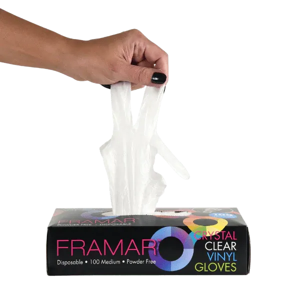 Framar Gloves - Crystal Clear (Vinyl) - Small