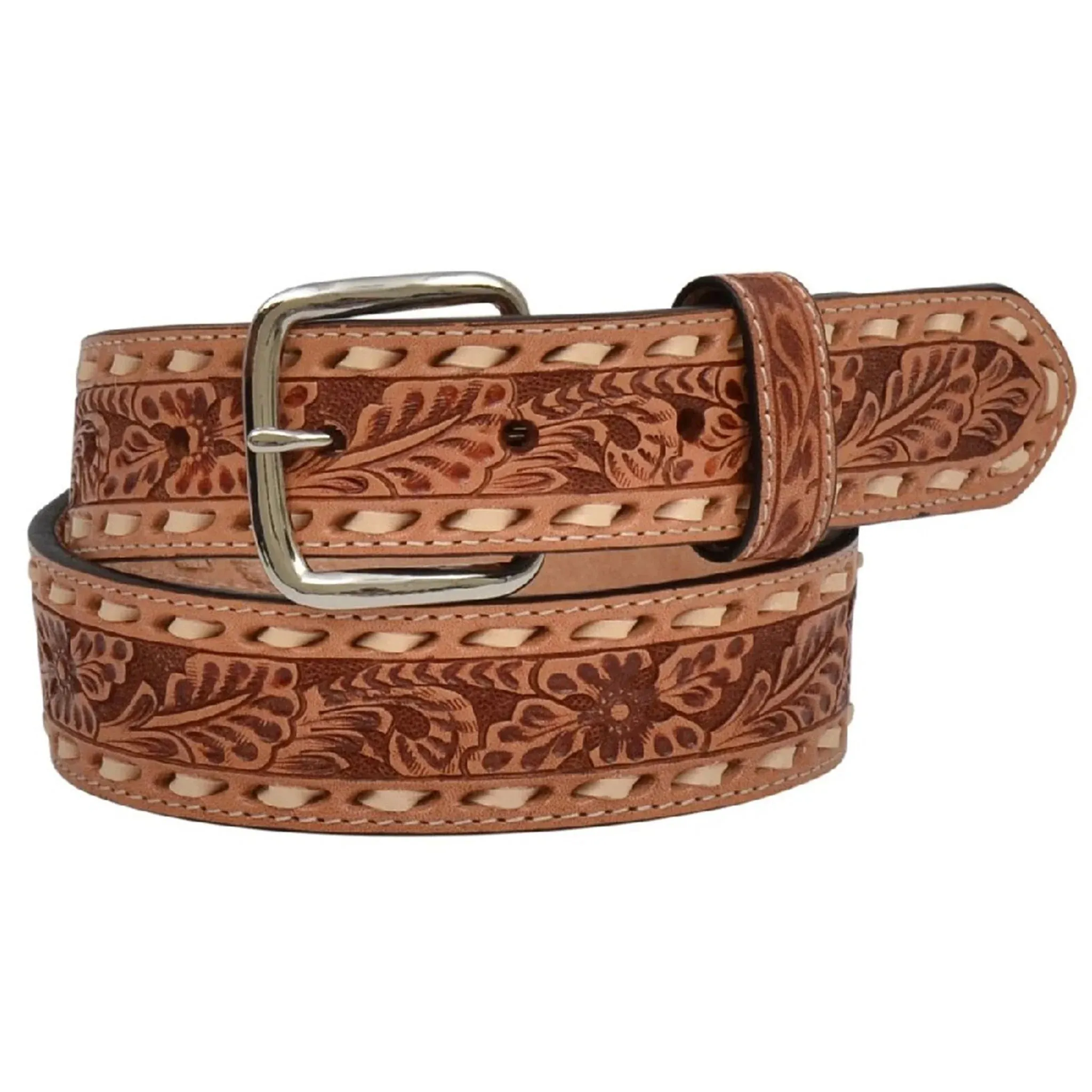 Girl's Floral Inlay Belt