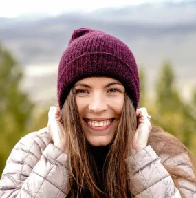 Hand-Knitted Alpaca Milkshake Beanie