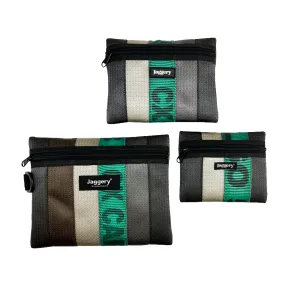 Heryana Matryoshkka (Nesting Pouches) in Ex-Cargo Belts & Rescued Car Seat Belts