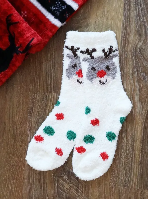 Holiday Fuzzy Socks