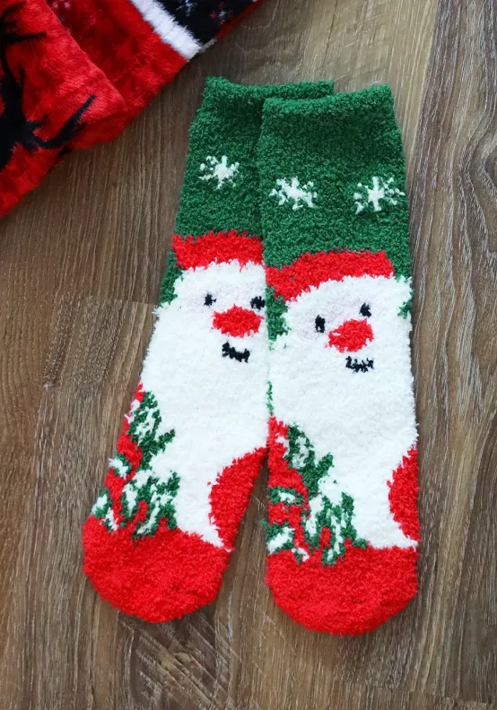 Holiday Fuzzy Socks