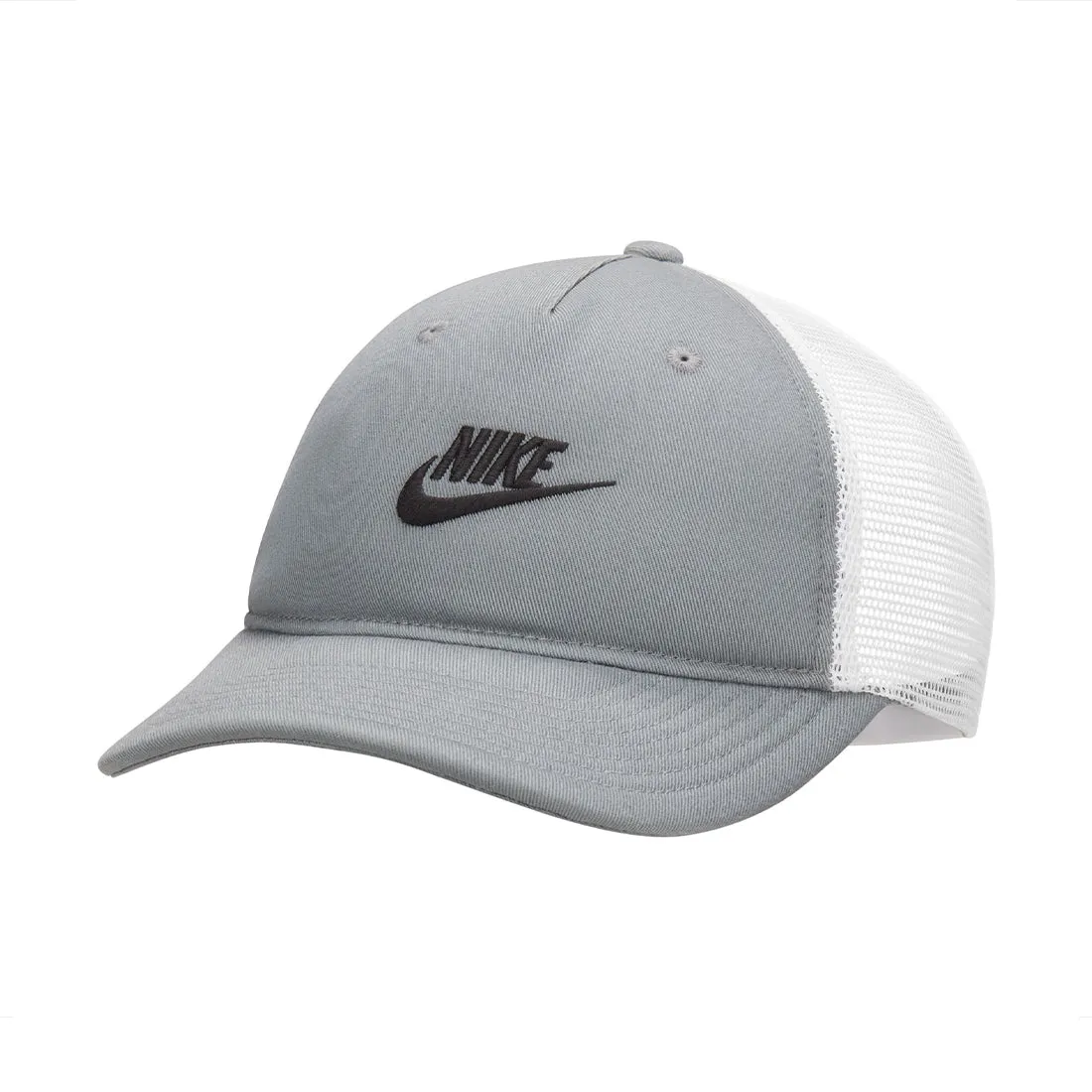 NIKE RISE CAP STRUCTURED TRUCKER CAP GREY