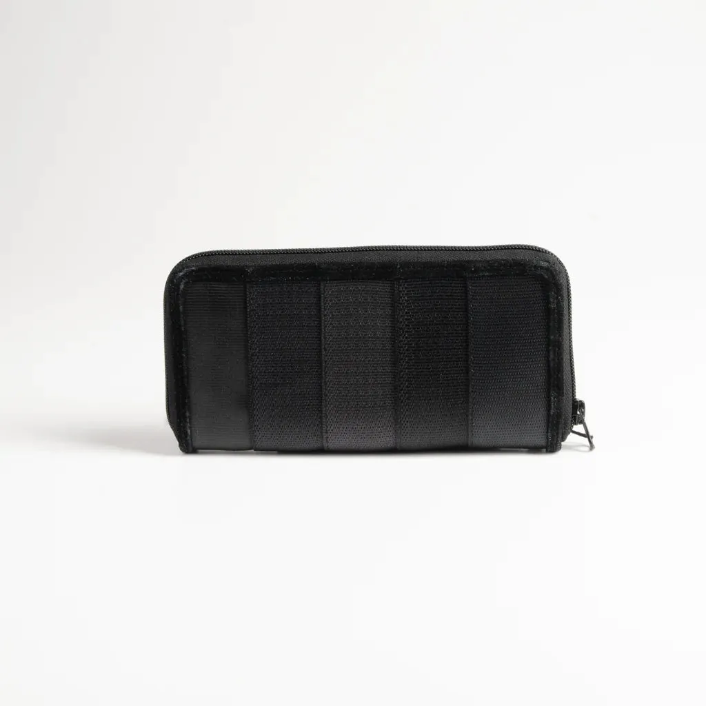 Noir Unisex Wallet in Seat Belts