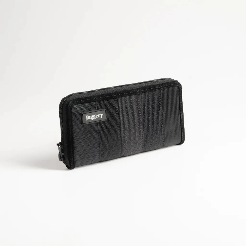 Noir Unisex Wallet in Seat Belts