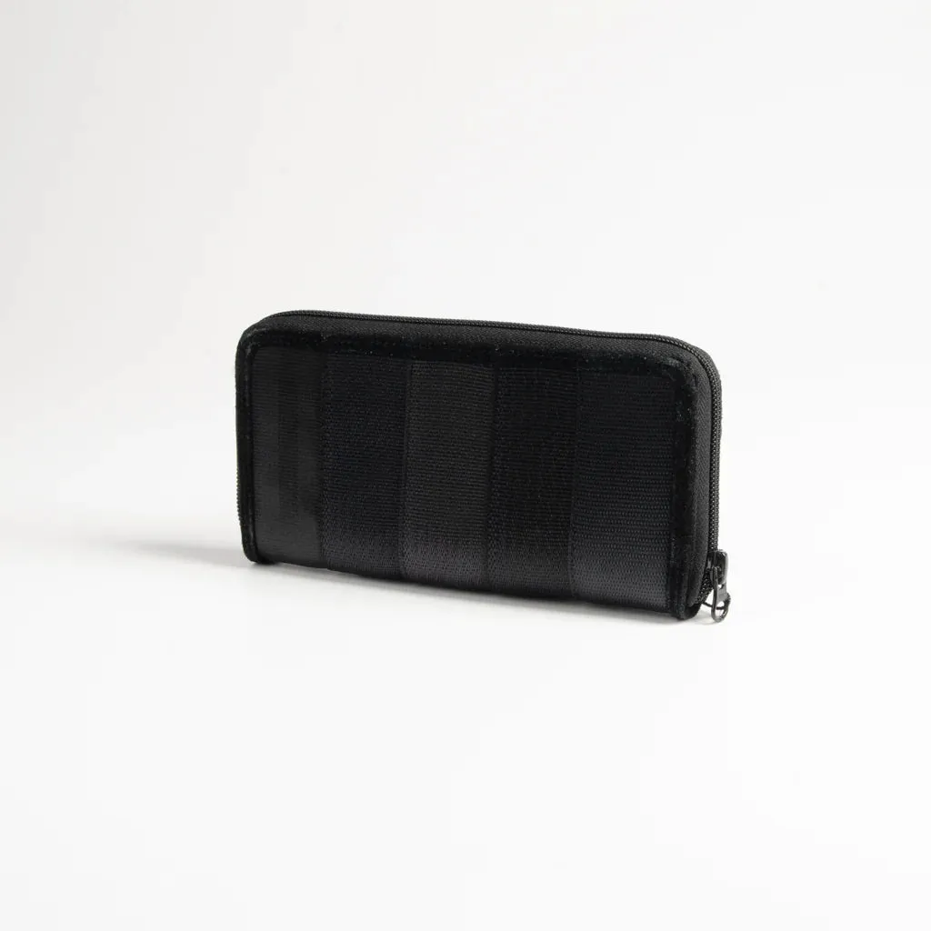 Noir Unisex Wallet in Seat Belts