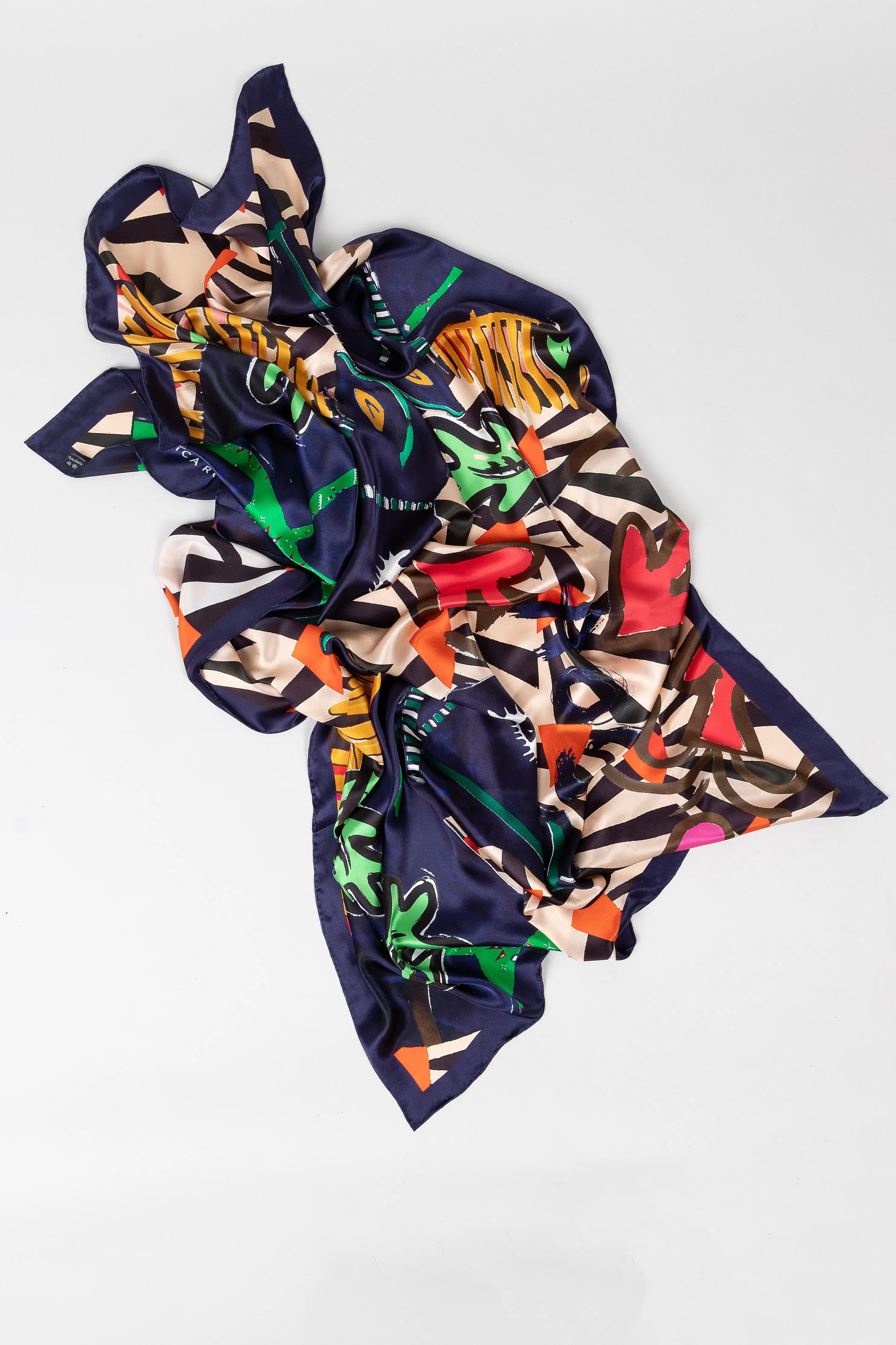 Oblong Pareo Scarf / "Wild Horses"