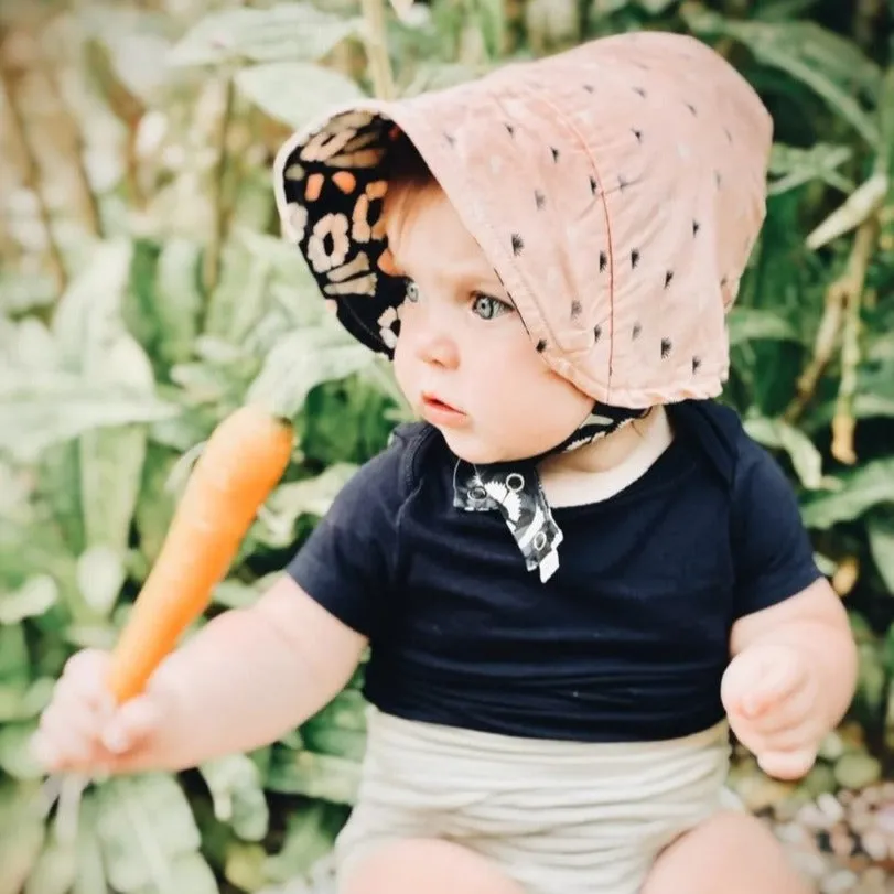 Organic Reversible EcoBonnet Sun Hat - Sweet Nothings