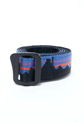 Patagonia Friction Belt - Fitz Roy Belt: Black