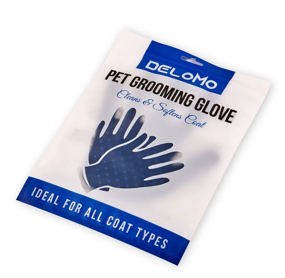 Pet Grooming Gloves - Blue