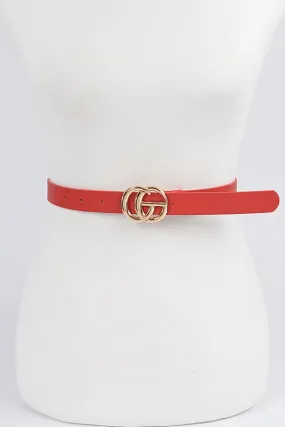 Red Simple Belt