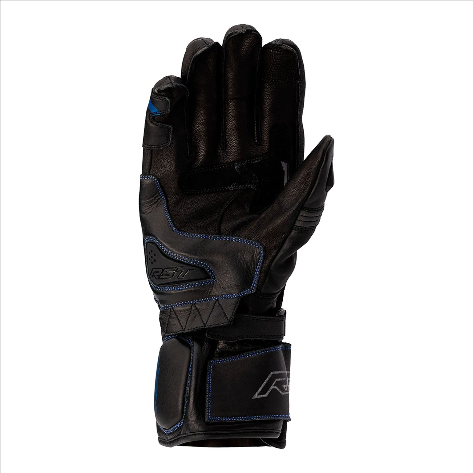 RST S1 CE Men's Leather Glove - Black, Grey, Blue