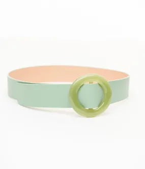 Sage Circle Buckle Belt