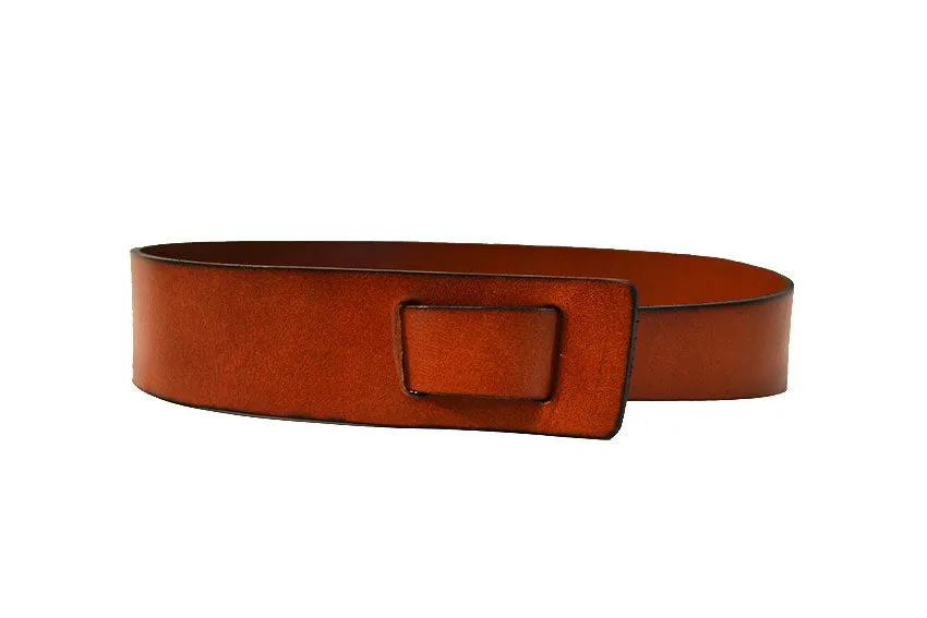 SEAFORTH - Women's Tan Genuine Leather Knot Waist belt