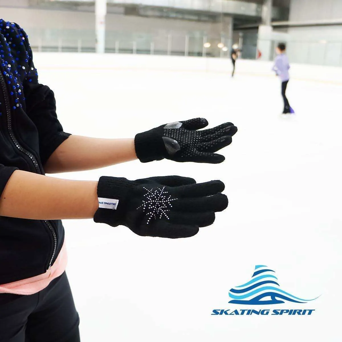 SkatingSpirit Gel Padded Ice Skating Gloves