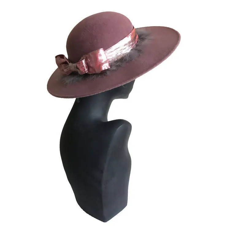 Springtime Pink Wide Brim Hat