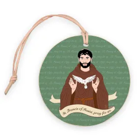 St. Francis of Assisi  4" Round Ornament