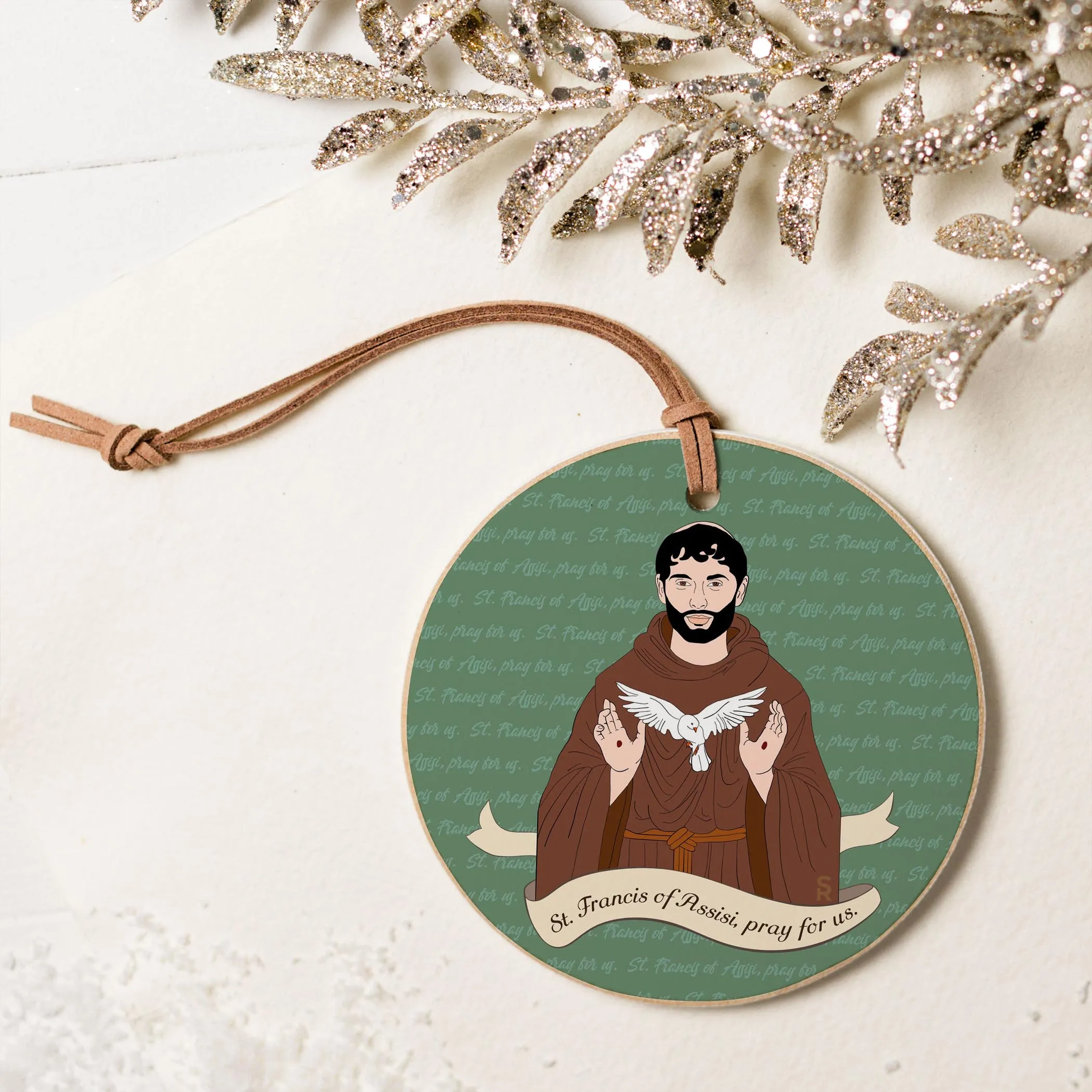 St. Francis of Assisi  4" Round Ornament