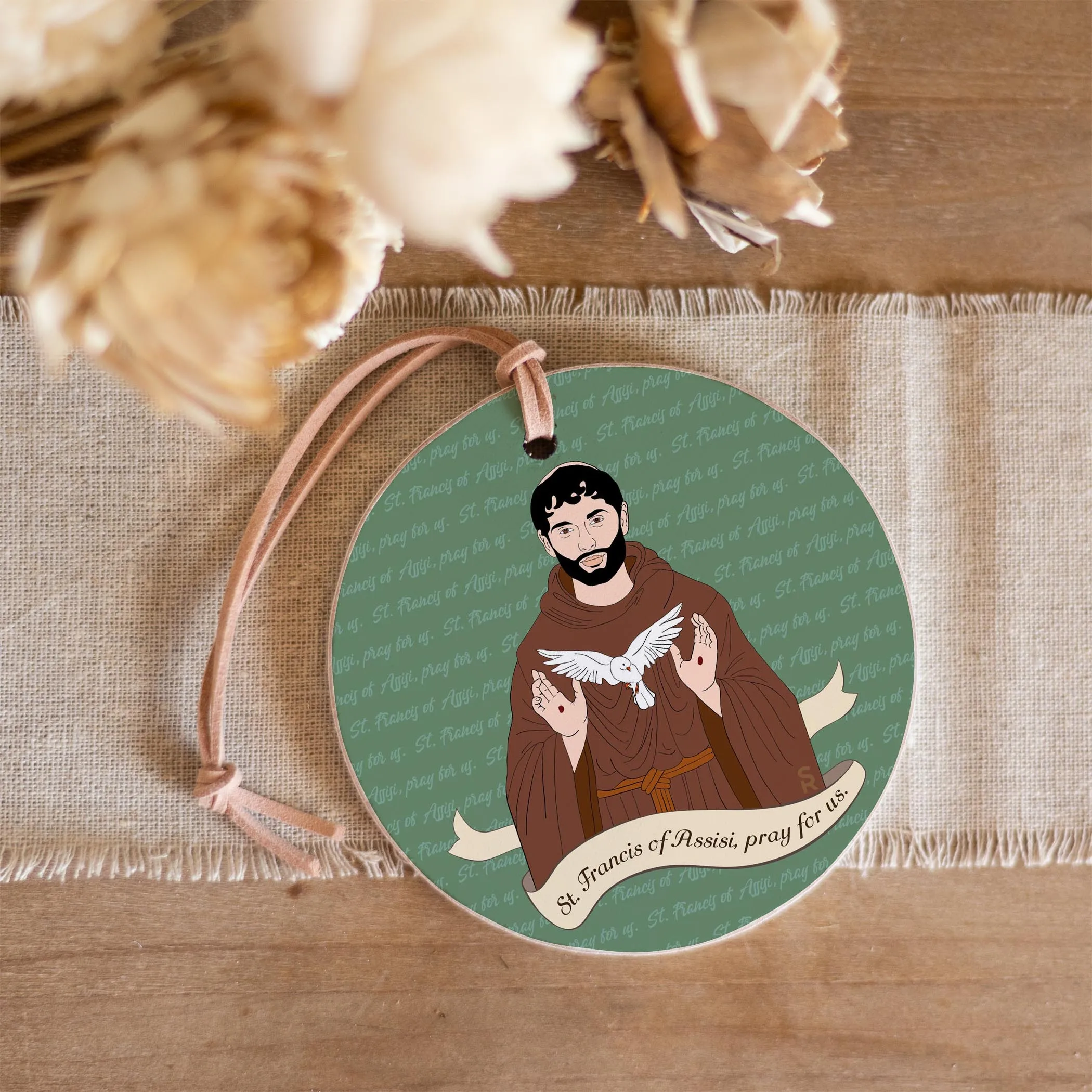 St. Francis of Assisi  4" Round Ornament