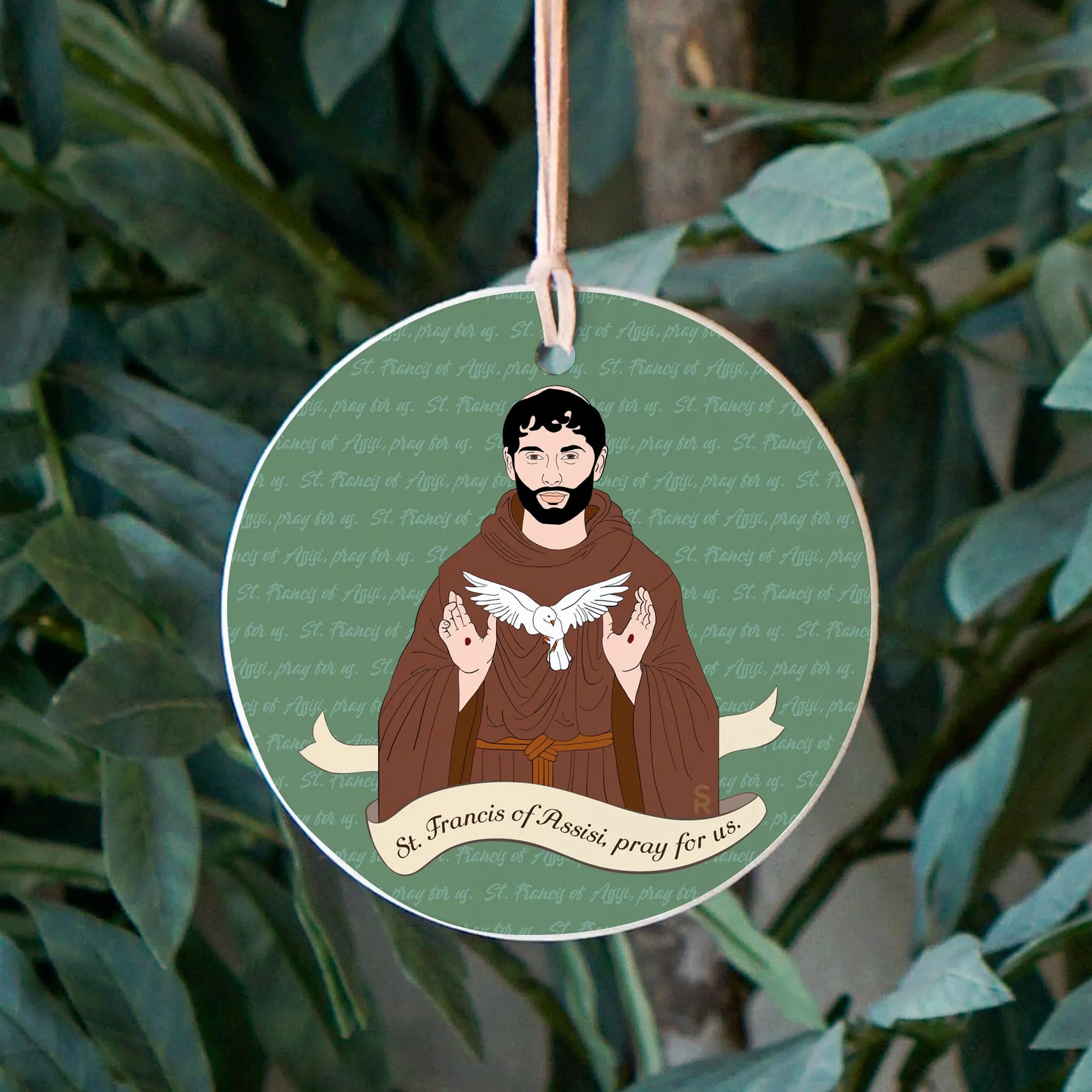 St. Francis of Assisi  4" Round Ornament