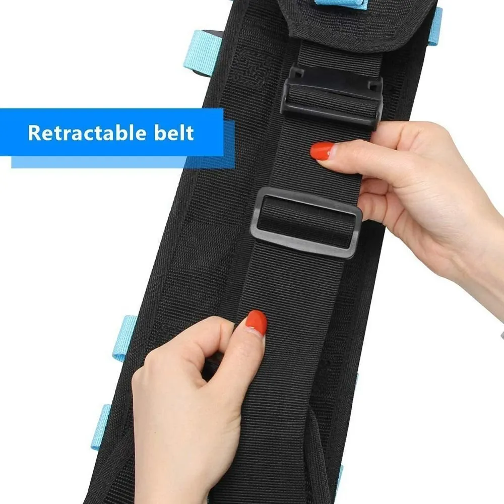 Transfer Belts for Lifting Seniors - Adjustable Gait Waist Belts Transfer Belts Patient Ambulation Walking Aid Belt